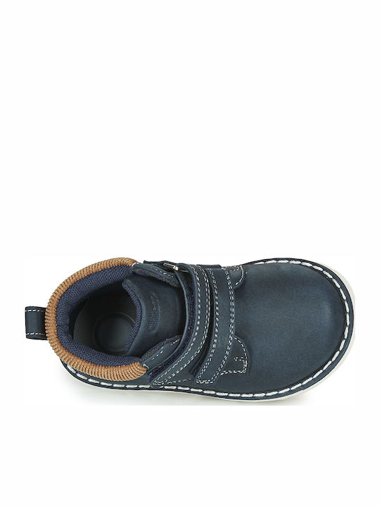 Flok Ghete Copii cu Velcro Albastru marin