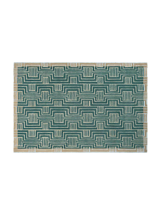 Ted Baker Kinmo Handmade Rug Rectangular Wool Green