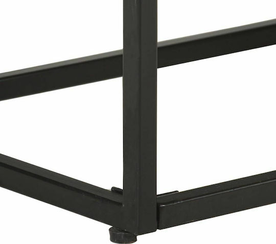 vidaXL TV-Ständer aus Metall & Massivholz Mango M180xT30xH50cm