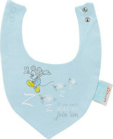 Interbaby Mickey 1 Bandana Fabric with Button Multicolored 2pcs