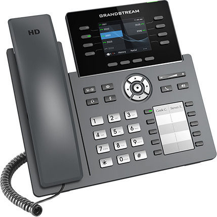 Grandstream GRP2634 Ενσύρματο Τηλέφωνο IP 8 γραμμών Μαύρο