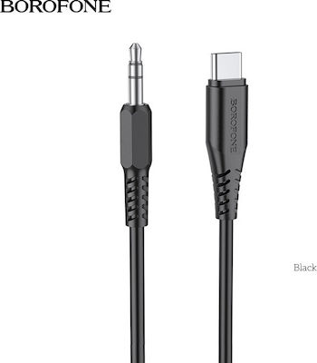 Borofone BL8 USB 2.0 Kabel USB-C männlich - 3.5mm Schwarz 1m