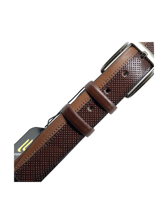 1733 Men's Belt from Artificial Leather Brown / Taba 1733 ΚΑΦΕ