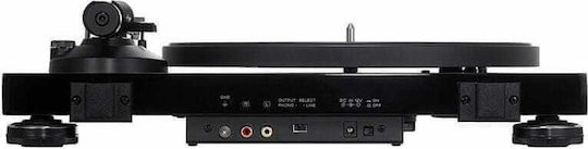 Audio Technica AT-LPW50 AT-LPW50PB Turntables With Belt Drive And Pre Amp Black