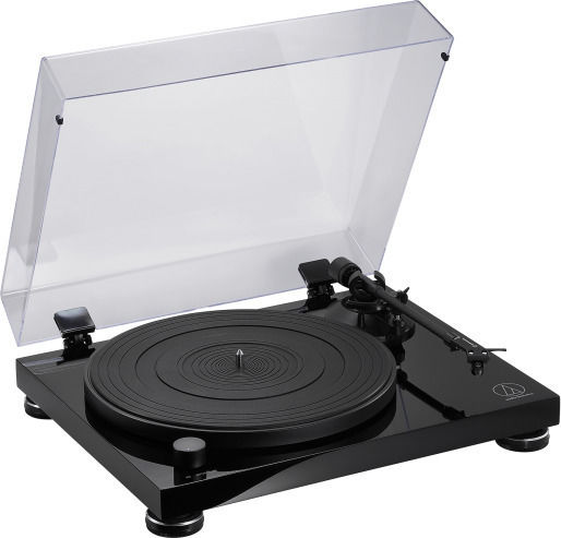 Audio Technica AT-LPW50 AT-LPW50PB Turntables With Belt Drive And Pre Amp Black