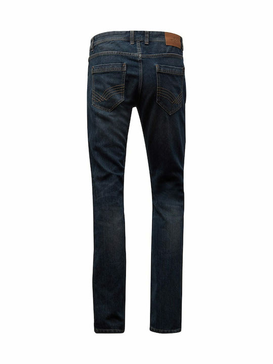 Marvin Ανδρικό Παντελόνι Τζιν με Slim Straight Εφαρμογή Navy Μπλε