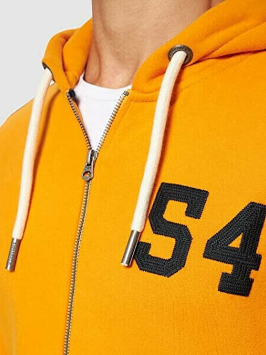 Yellow Hooded Cardigan