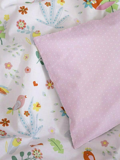 Nima Sweetland Baby Sheets Set Crib Cotton Multicolored 120x170cm 3pcs