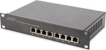 Digitus DN-95331 Managed L2 PoE+ Switch with 8 Gigabit (1Gbps) Ethernet Ports