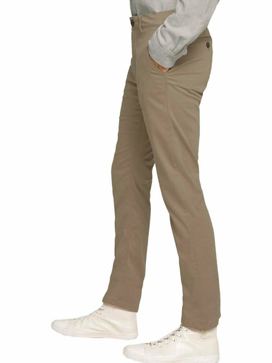 Trousers Chino Elastic in Slim Fit Coastal Fog Beige