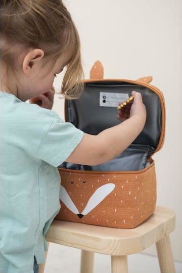Trixie Mr. Fox School Hand Lunch Bag 3lt Brown Unicorns 20 x 14 x 14cm