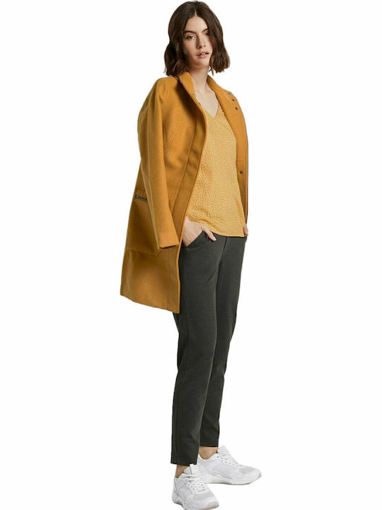 Damen Stoff Hose Shale Grey Melange