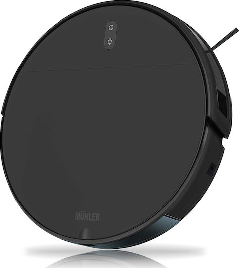 Muhler Bobby 1 Robot Vacuum for Vacuuming & Mopping with Wi-Fi Black