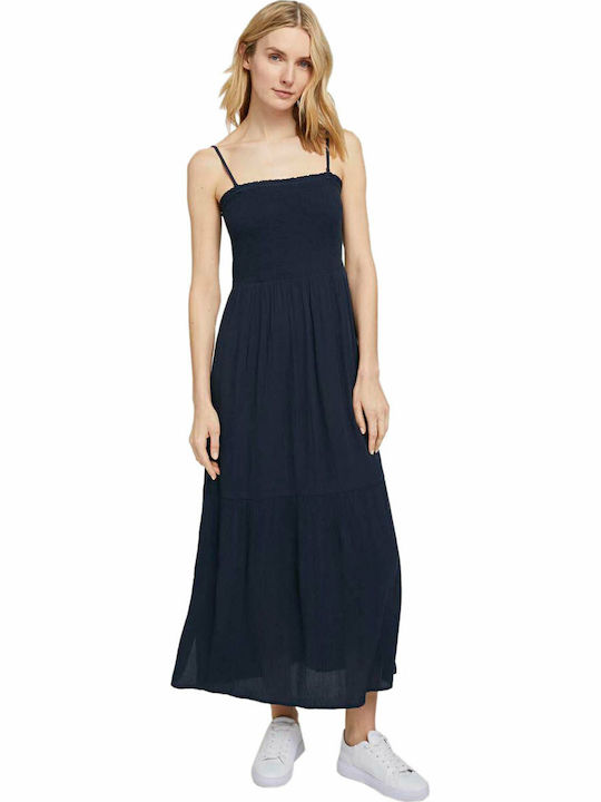 Sommer Midi Kleid Sky Captain Blue