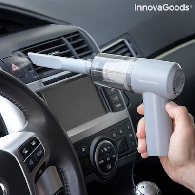 InnovaGoods Recuum Car Handheld Vacuum Dry Vacuuming Rechargeable 12V White