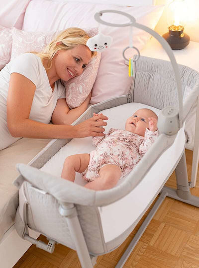 FreeOn Cradle Dream with Side Opening and Wheels Grey