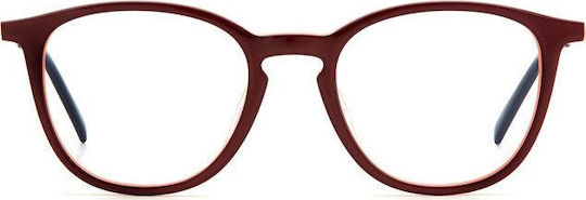 Missoni Women's Acetate Burgundy Prescription Eyeglass Frame MMI 0066 1RQ