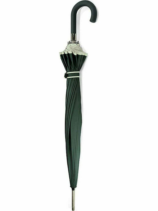 Benzi Umbrella with Walking Stick Green