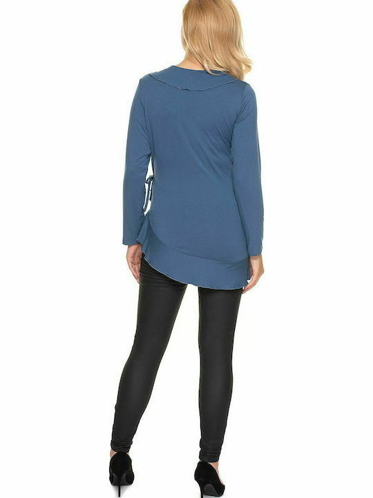 PeeKaBoo 0185 Top Schwangerschafts-Tops Blau 157823