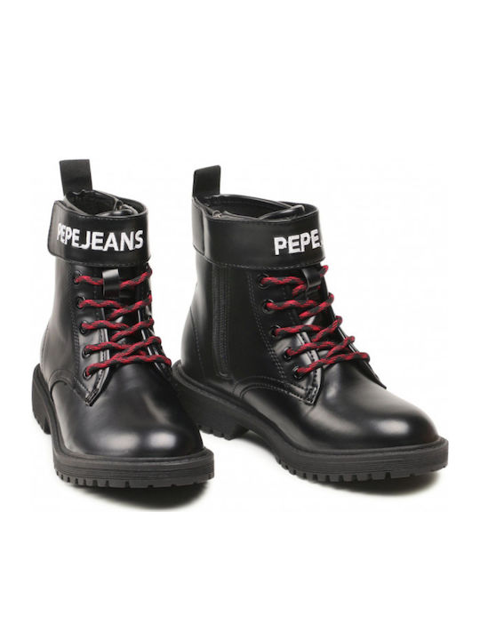 Hatton Kids Boots with Velcro Black