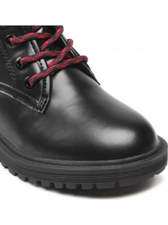 Hatton Kids Boots with Velcro Black