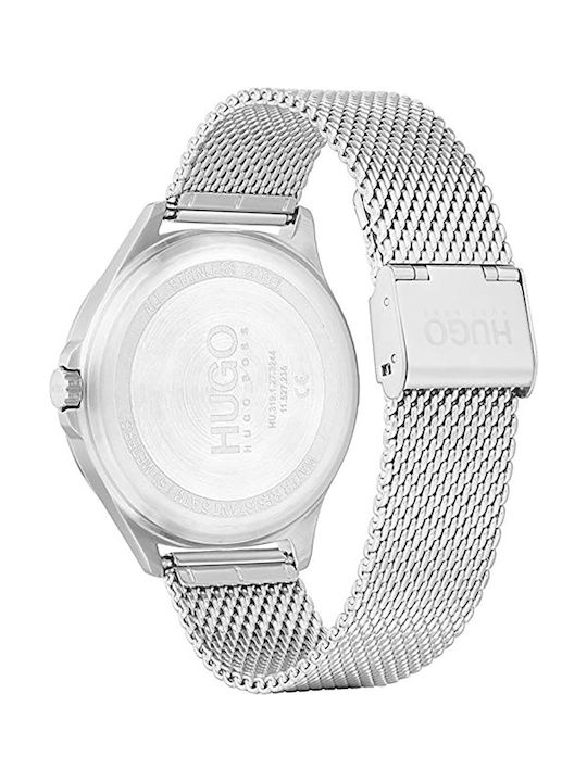 Boss Smash Collection Мъжки часовник 43mm с батерия със Сребърна Метална гривна