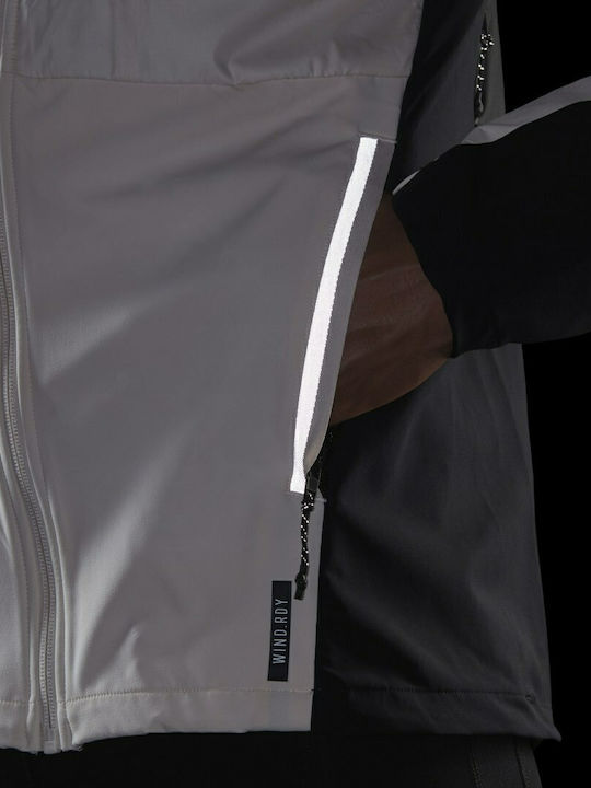 Ocean Marathon Primeblue Αθλητικό Μπουφάν Wonder White / Black