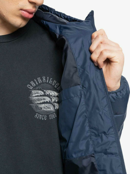 Scaly Winter Jacket Puffer Navy Blue
