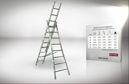 Pankoskal Nova Dreifach Kombinationsleiter Aluminium