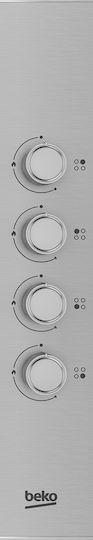 Beko Gas Cooktop Autonomous Inox Stainless Steel 61x51εκ.