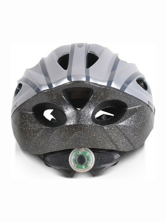 Byox Y02 Kids' Helmet for City Bike Gray with LED Light