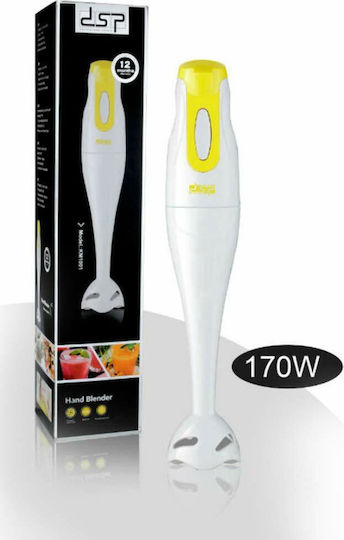 DSP Blender De Mână Cu Tijă Din Plastic 170W Alb