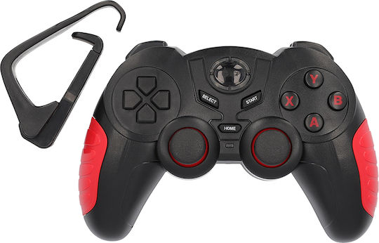 Lamtech LGP022131 Ασύρματο Gamepad για Android / PC / iOS Black/Red