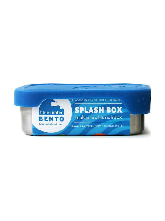 Ecolunchbox Splash Box Lunchbox Inox Blue 16.5x12.1cm 1Stück