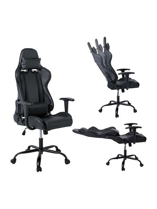 Woodwell BF8350 Καρέκλα Gaming Δερματίνης Μαύρη