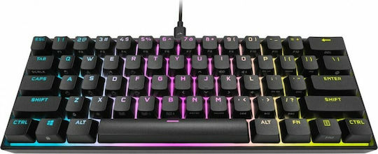 Corsair K65 RGB Mini Gaming Μηχανικό Πληκτρολόγιο 60% με Cherry MX Speed διακόπτες και RGB φωτισμό (Αγγλικό UK)