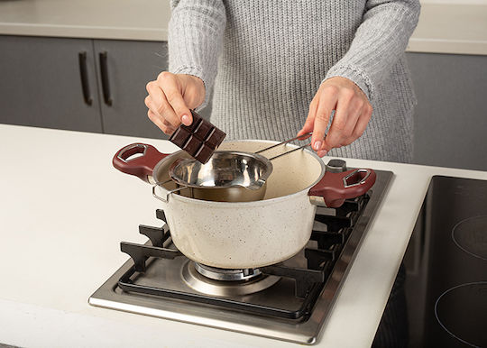 Nava Stahlgefäß für Bain-Marie Acer aus Edelstahl 24.5x14cm