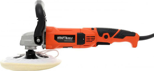 Kraft & Dele Електрически Аλοιφαδόρος 2600W Ротационен Полираща машина 2600W с Регулиране на Оборотите