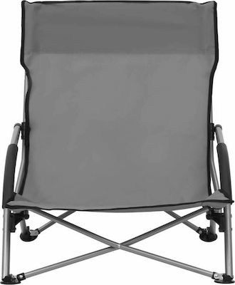 vidaXL Small Chair Beach Gray Set of 2pcs