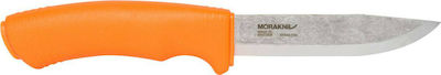 Morakniv Bushcraft Knife Orange with Blade made of Carbon Steel