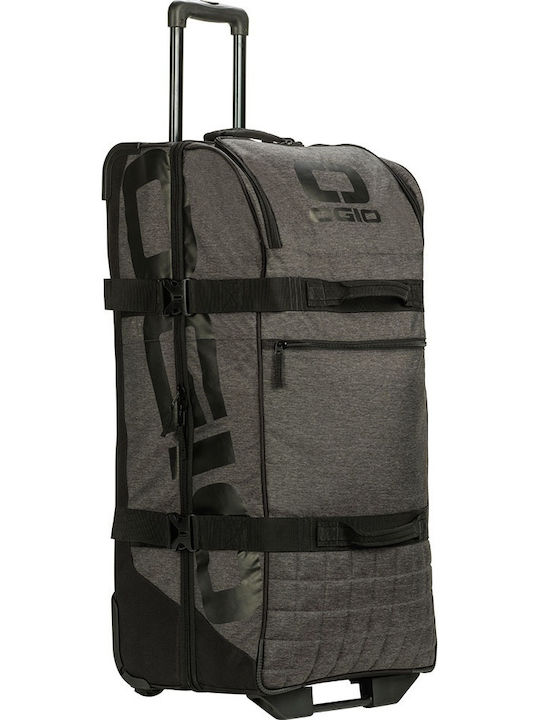Ogio Trucker Dark Static Μεγάλη Βαλίτσα Ταξιδίου Σκληρή Καφέ με 2 Ρόδες Ύψους 85εκ.
