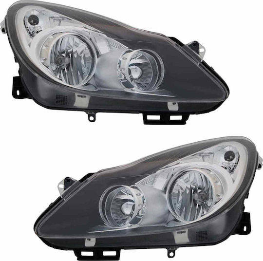 Valeo Front Lights for Opel Corsa D 2006-2010