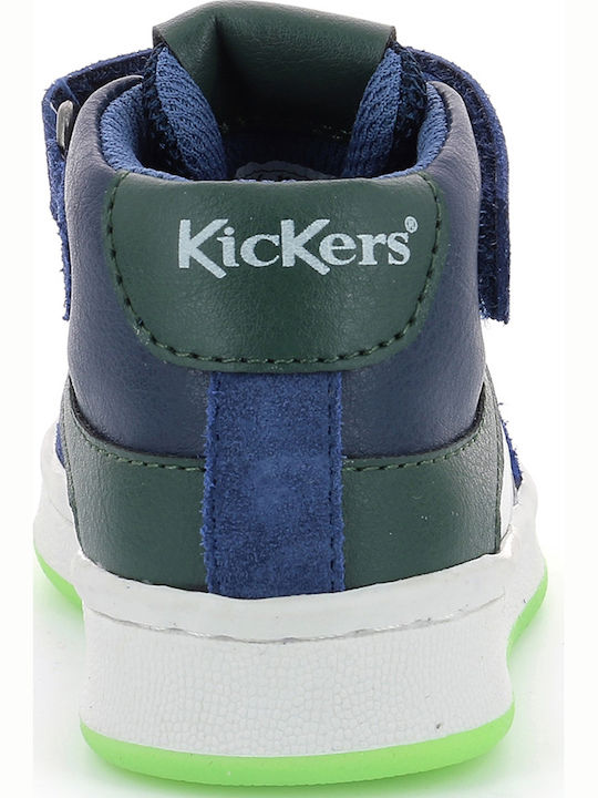 Bilbon Παιδικά Sneakers High με Σκρατς Μπλε