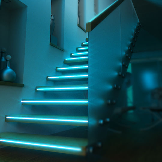 BlitzWolf Inteligent Bandă LED Wi-Fi 12V RGBW Lumină 5m cu Sursă de alimentare & Controler WiFi