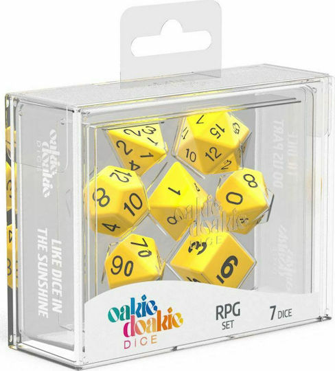 Oakie Doakie Dice Zaruri Galben Solid 7μχ ODD500029