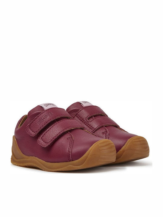 Camper Kids Sneakers with Scratch Burgundy