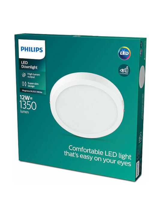 Philips Magneos Таванно осветление 21бр Бяла с Вграден LED