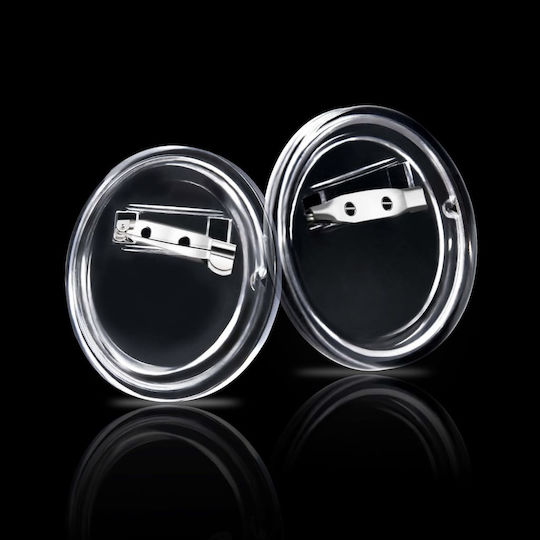 vidaXL Acrylic Pins Brooches 58 mm 100 Pieces 100 Pieces