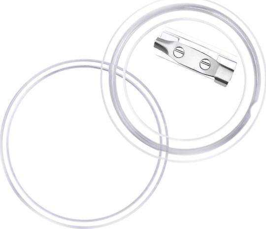 vidaXL Safety Pins Acrylic Buttons 37 mm 100 pcs 100pcs