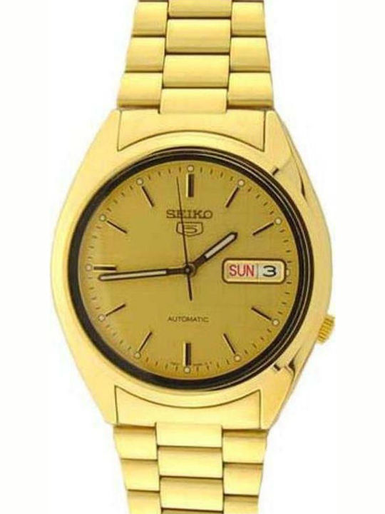 Seiko 5 Ρολόι Αυτόματο με Μεταλλικό Μπρασελέ Seiko 5 Ρολόι Αυτόματο με Μεταλλικό Μπρασελέ